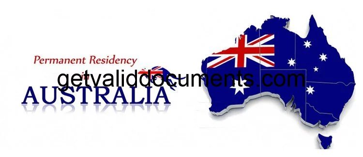 Official Australian permanent residency visa document with government seal