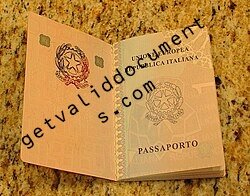 Buy real Italian biometric passport online – government registered