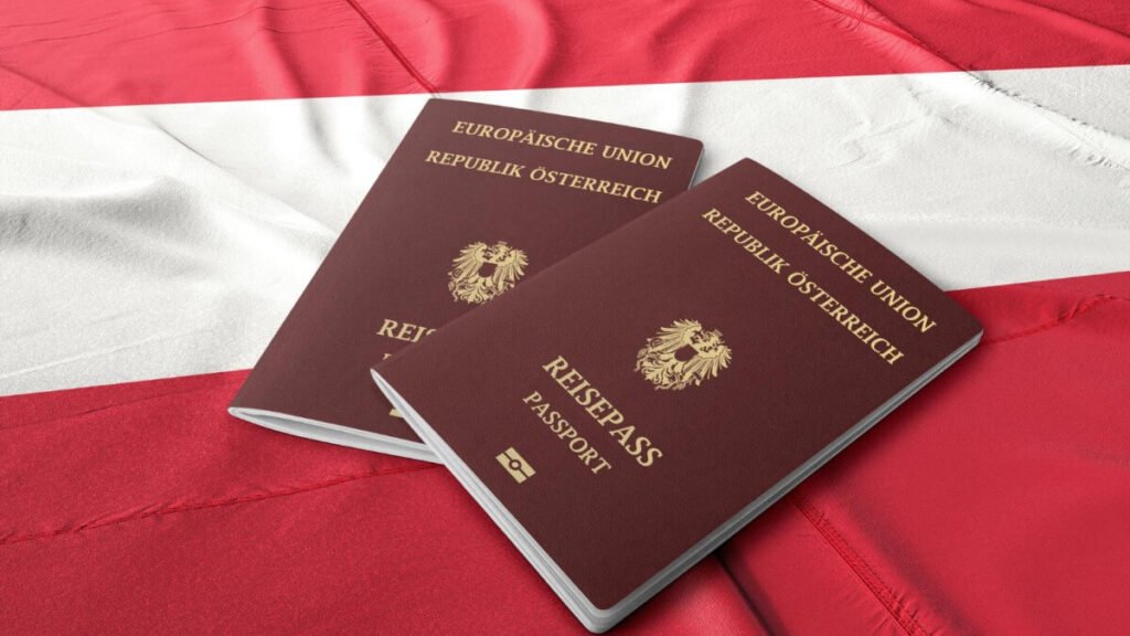 Get authentic Austrian passport with EU access and registration