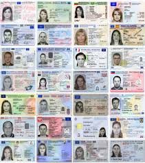 Real government-issued ID card with verification
