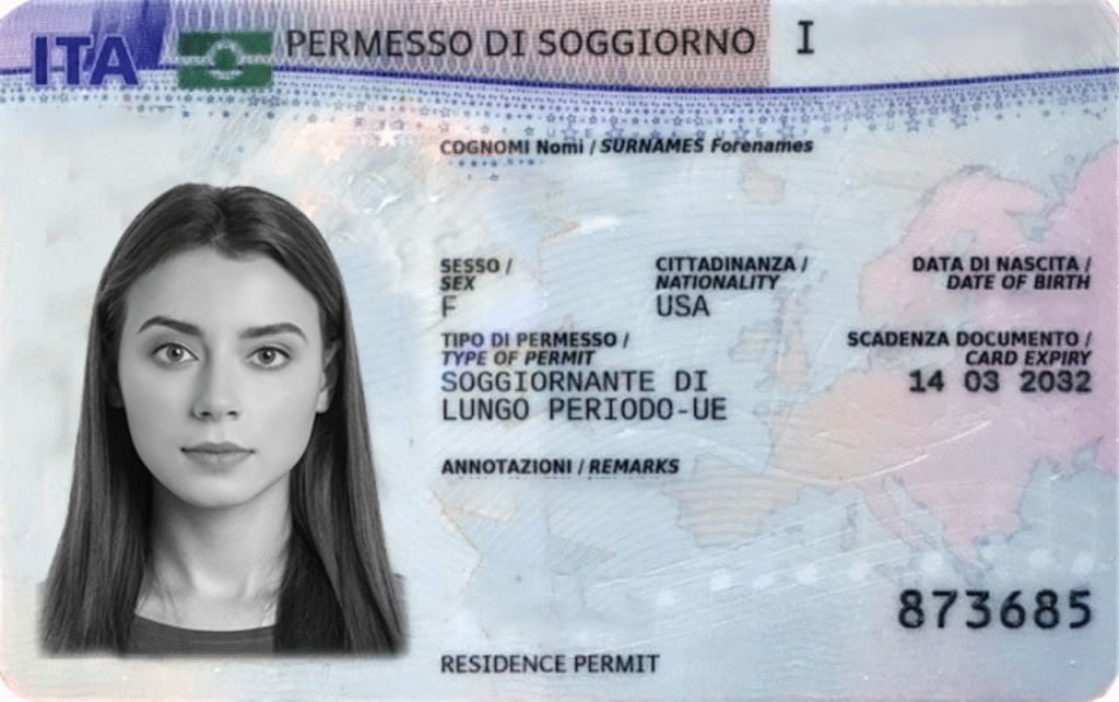 Buy Italian residence permit online – valid and registered card