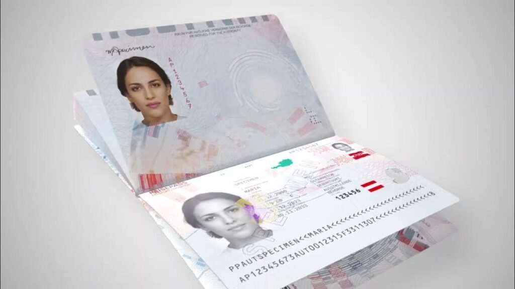 Buy real Austrian passport online with biometric verification