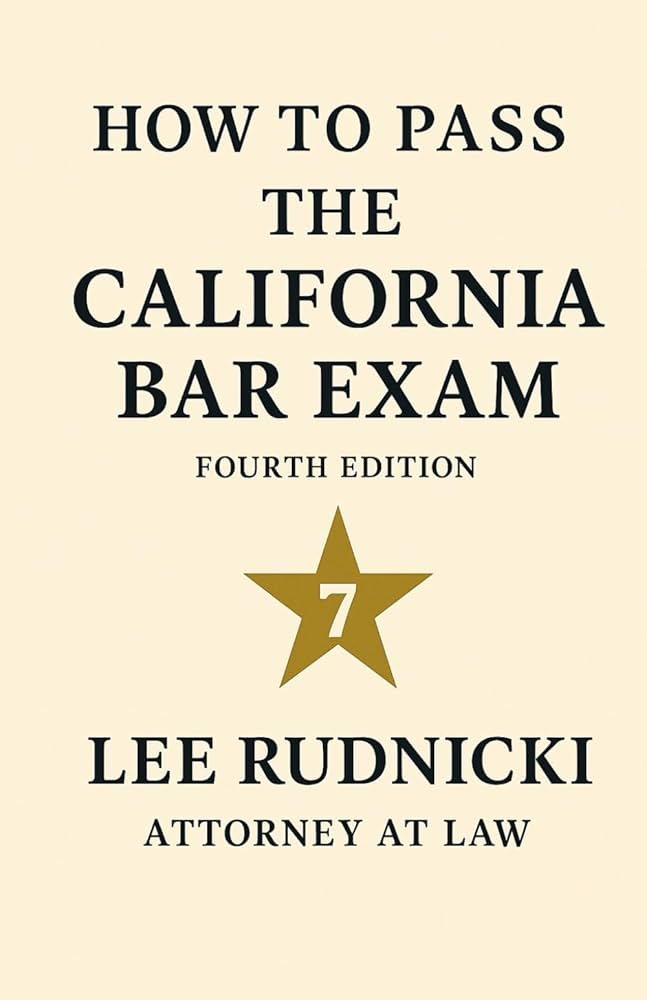 Authentic California Bar Exam prep kit with practice tests and answers