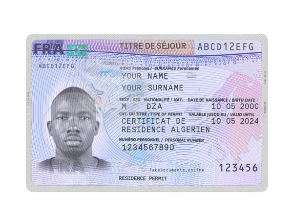 Buy Carte de Séjour French Residence Permit online – Genuine and registered
