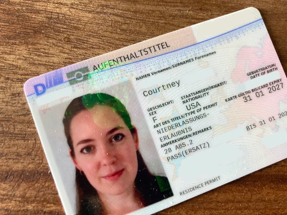Real registered German residence permit for sale with verification and hologram.
