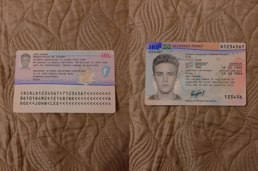 Apply for Irish Residence Permit (IRP) card online in Ireland