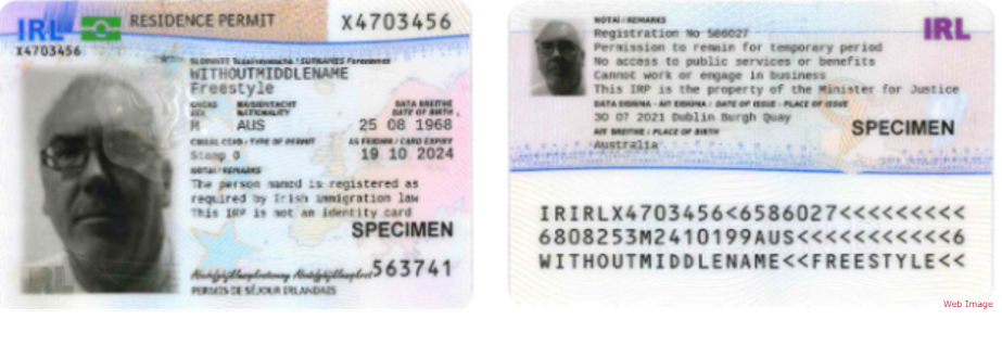 Renew or replace your Irish Residence Permit IRP card in Dublin and Ireland