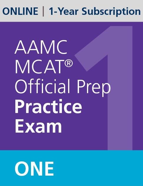 Official MCAT certificate for medical school admission