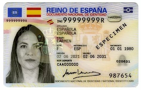Authentic Spanish DNI card with Spanish passport – buy online securely
