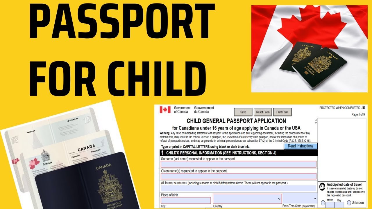 How to apply for a child passport in Canada?