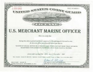 Buy USCG Captain’s License online – authentic and verified